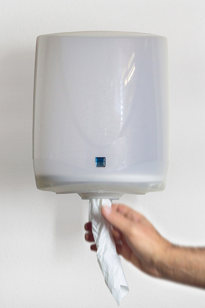 Easywipe Papierspender blau transparent