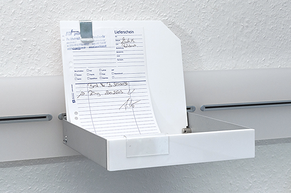Dentalbox-Wandschiene