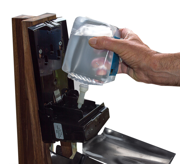 Notouch woodline.X Desinfektionsstation